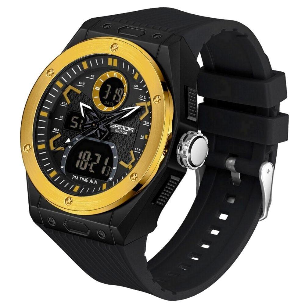 Relógio Masculino Dupla Exibição Digital A Prova D`Água - 1