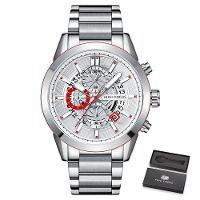 Relógio Masculino Mini Focus Mf0285g à Prova D'água Prata - 1