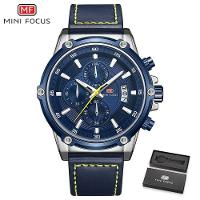 Relógio Masculino Mini Focus Mf0175g à Prova D'água Azul - 1