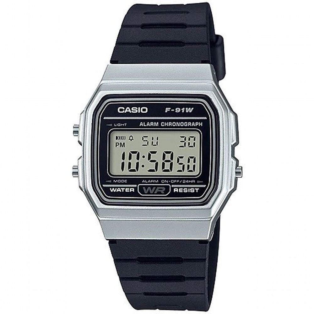 Relógio Casio Unissex Digital F-91wm-7adf - 1
