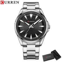 Relógio Masculino Curren 8424 À Prova D'Água Prata - 1