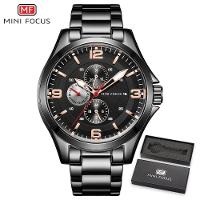 Relógio Masculino Mini Focus Mf0199g à Prova D'água Preto - 1