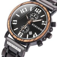 Relógio Masculino De Madeira Bobo Bird Ws263 À Prova D'Água W-S26-4 - 1