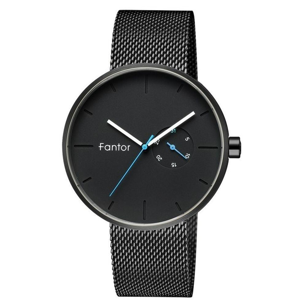 Relógio Masculino Fantor Wf1010g à Prova D'água Preto - 1