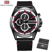 Relógio Masculino Mini Focus Mf0130g à Prova D'água Vermelho - 1