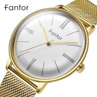 Relógio Masculino Fantor Wf1002g à Prova D'água Ouro - 1