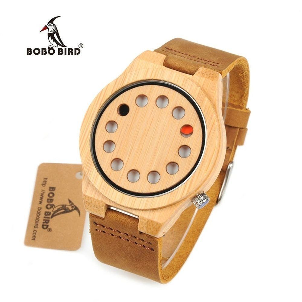 Relógio Masculino Bobo Bird Wd08 Não À Prova D' Água - 1