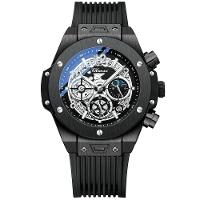 Relógio De Quartzo Masculino Chenxi Cx-949 à Prova D'água Preto - 1