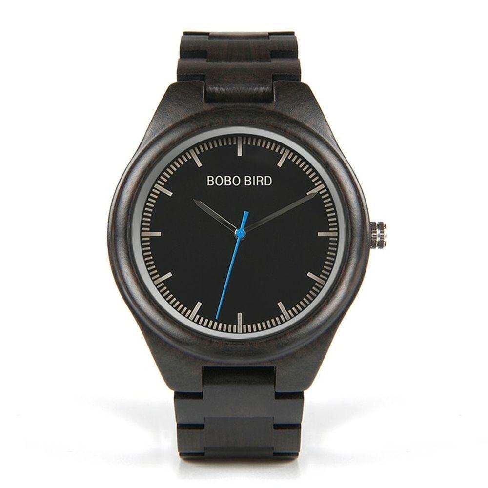 Relógio Masculino De Madeira Bobo Bird O03 Não À Prova D' Água - 1