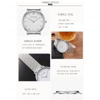 Relógio De Quartzo Masculino Va Va Voom Va-212 à Prova D'água Prata - 7