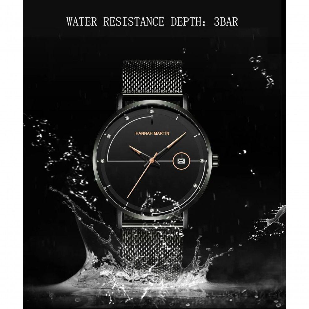 Relógio De Quartzo Masculino Va Va Voom Hm-10101 à Prova D'água Amarelo - 2