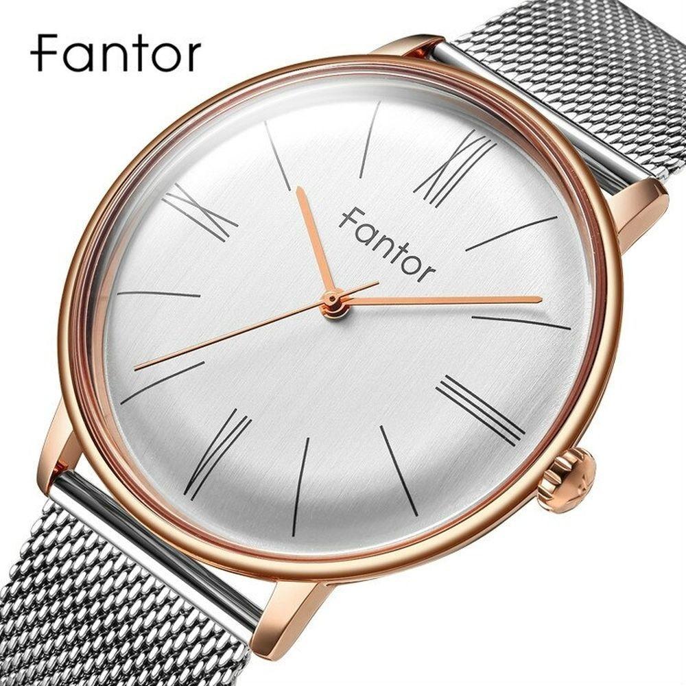 Relógio Masculino Fantor Wf1002g à Prova D'água Bronze - 1