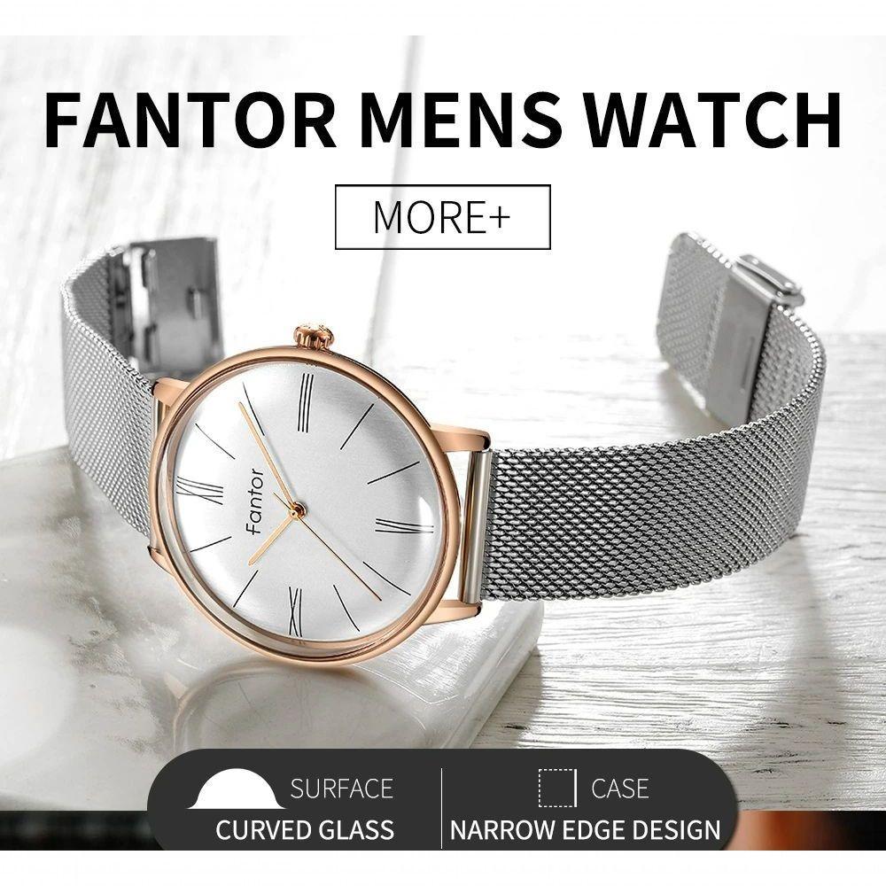 Relógio Masculino Fantor Wf1002g à Prova D'água Bronze - 2