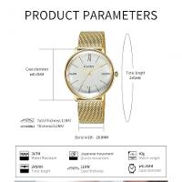 Relógio Masculino Fantor Wf1002g à Prova D'água Bronze - 4