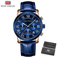 Relógio Masculino Mini Focus Mf0415g à Prova D'água Azul - 1