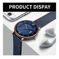 Relógio Masculino Fantor Wf1024g à Prova D'água Azul - 11