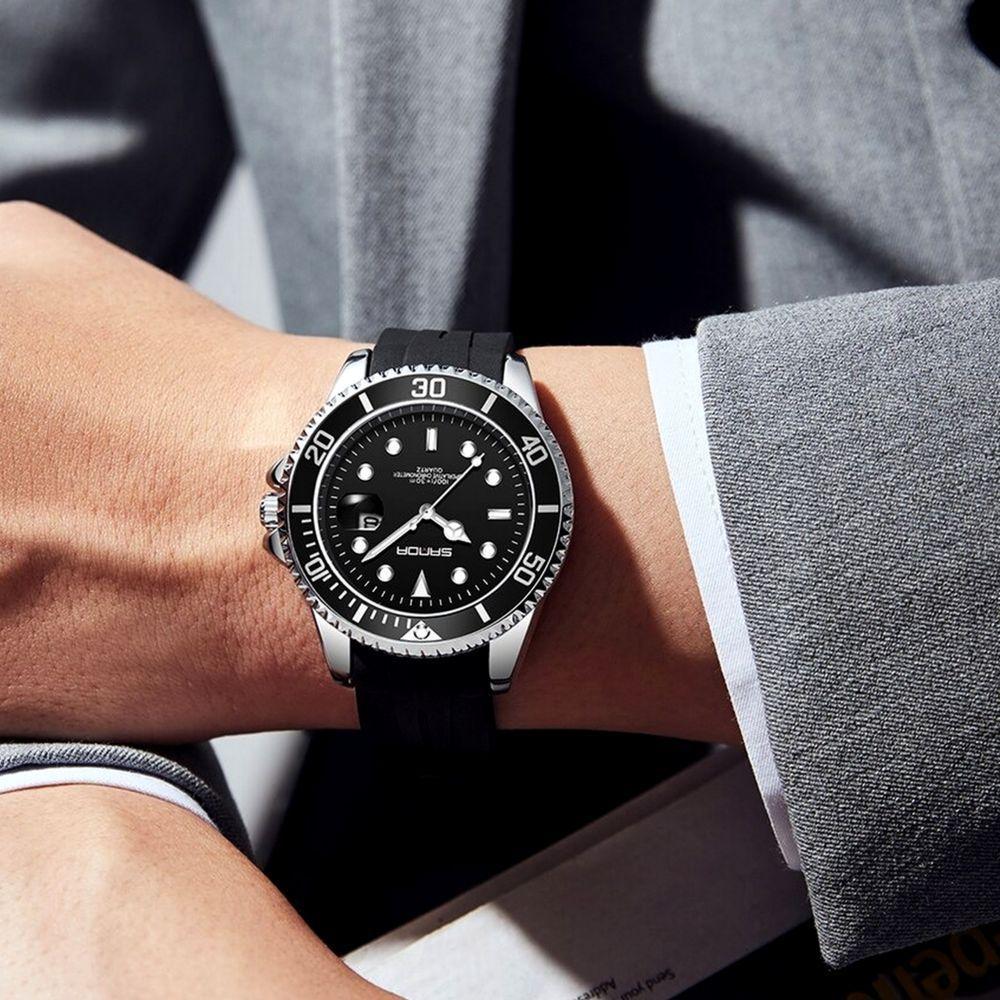 Relogio Masculino Analogico De Quartzo Luminoso A Prova Dágua 7018 - 2