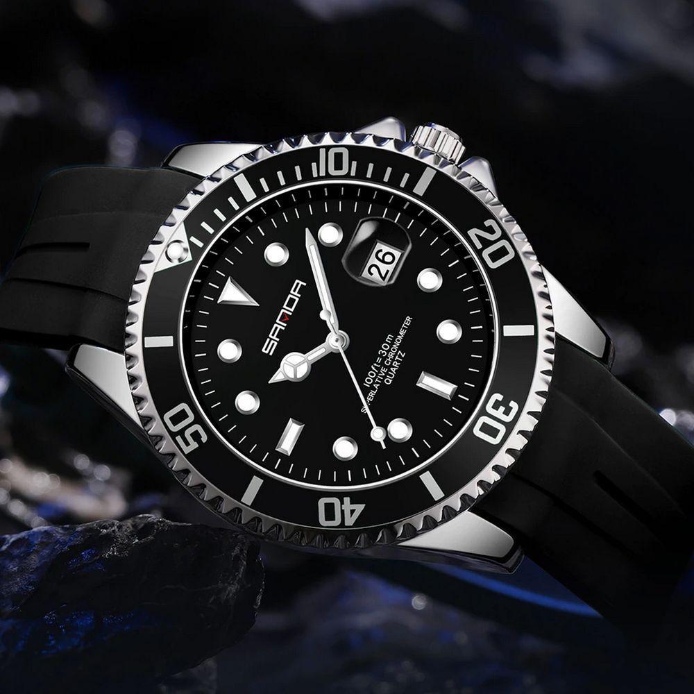 Relogio Masculino Analogico De Quartzo Luminoso A Prova Dágua 7018 - 3