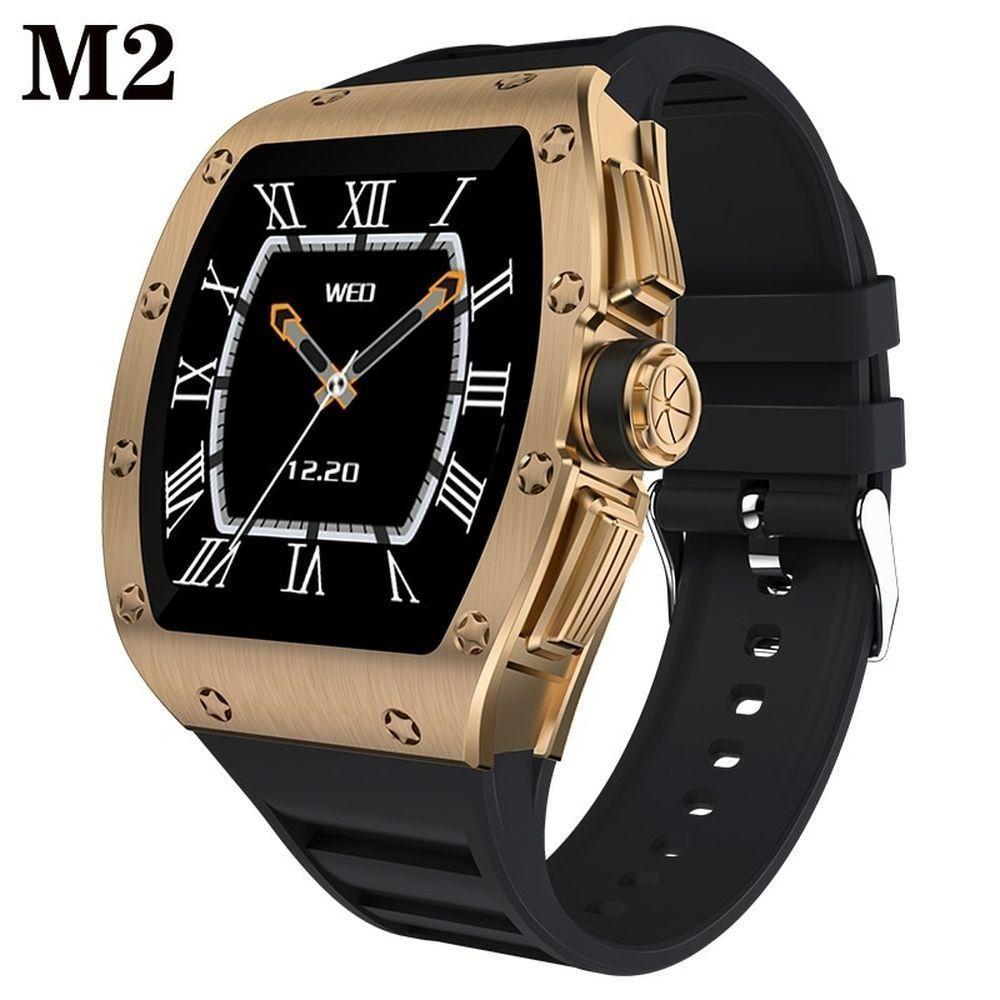 Relógio Inteligente Masculino Smartch Nrf52832 à Prova D'água Preto - 1