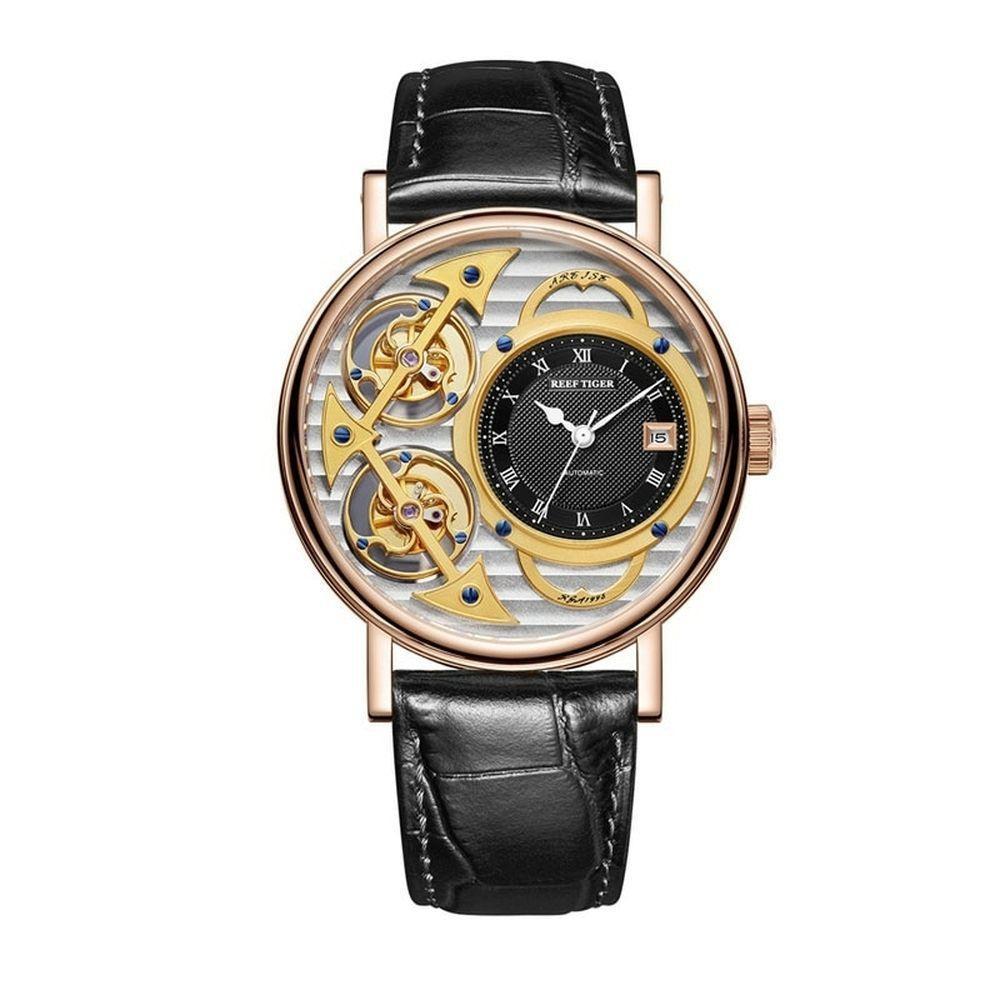 Relógio Masculino Reef Tiger Rga1995-ysyb à Prova D'água Bronze - 1