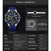 Relógio Masculino Megir 2053 à Prova D'água Preto - 2