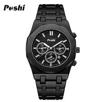 Relógio Masculino Poshi 915 à Prova D'água Preto - 1