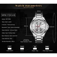 Relógio Masculino Mini Focus Mf0199g à Prova D'água Prata - 2