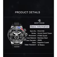 Relógio Masculino Reef Tiger Rga3168-yll à Prova D'água Preto - 4