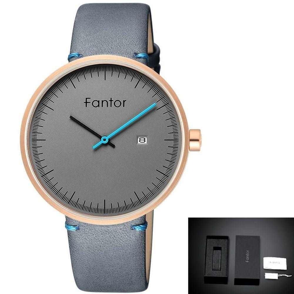 Relólgio Masculino Fantor Wf1019g à Prova D'água Cinza - 1