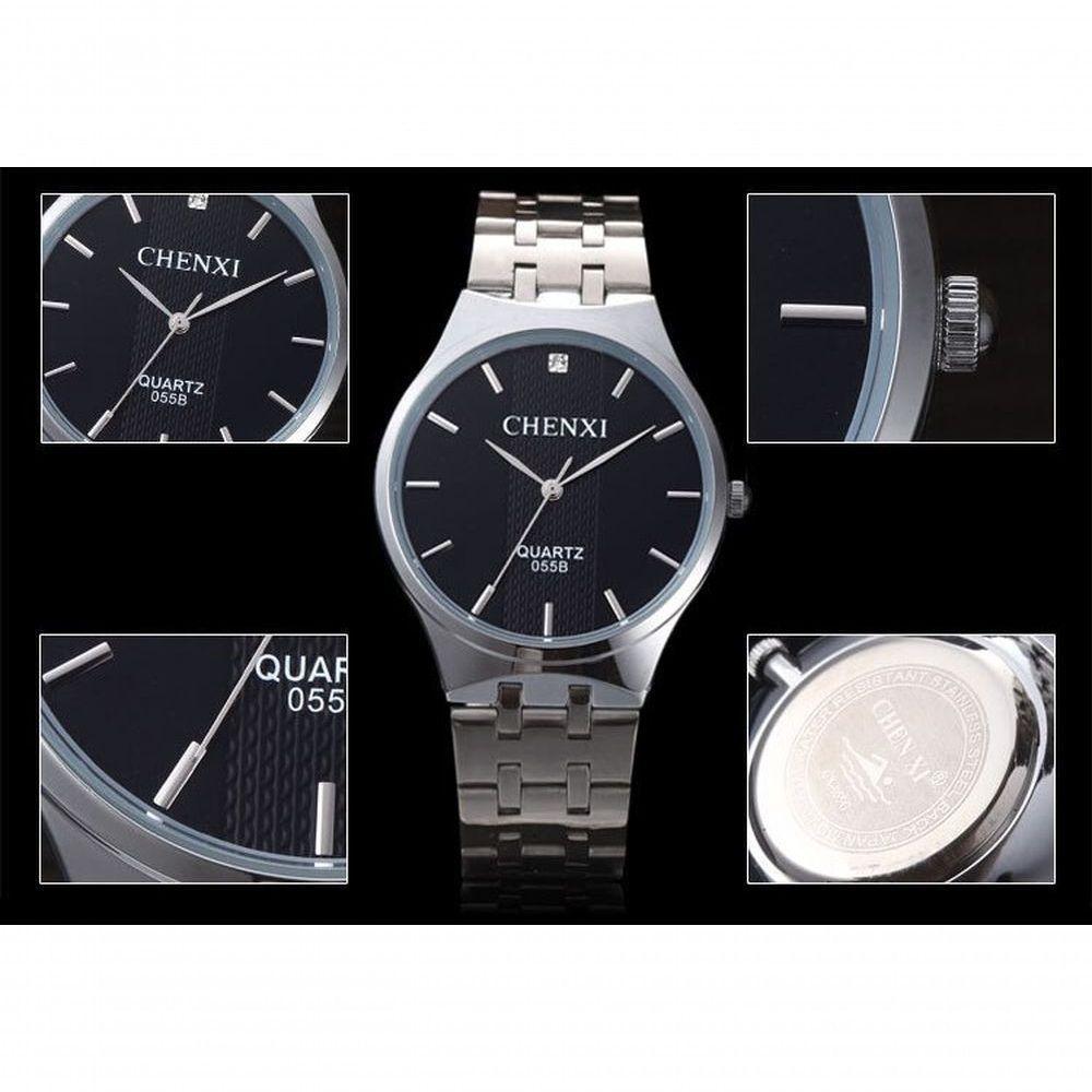 Relógio Masculino Chenxi 055b à Prova D'água Preto - 2