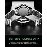 Relógio Masculino Lige 10045 à Prova D'água Vermelho Preto