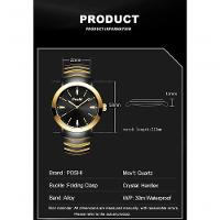 Relógio Masculino Poshi 945 à Prova D'água Prata - 3