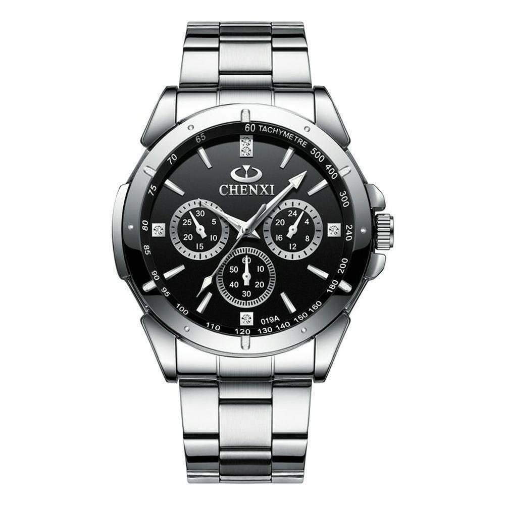 Relógio Masculino Chenxi Cx-019a à Prova D'água Preto - 1