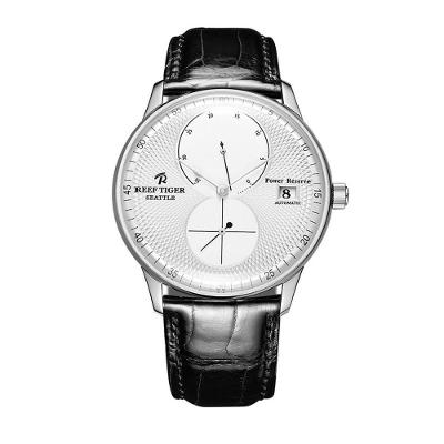Relógio Masculino Reef Tiger Rga82b0 à Prova D'água Prata