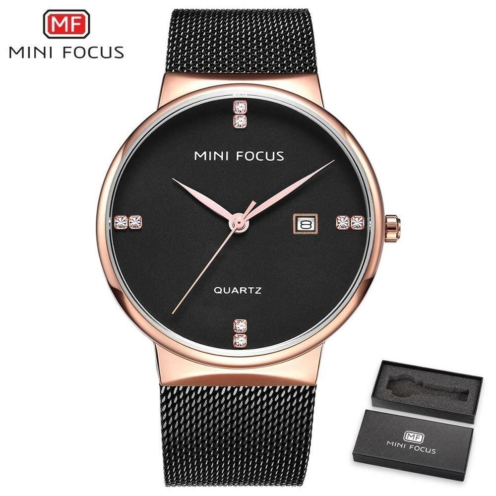 Relógio Masculino Mini Focus Mf0181g à Prova D'água Ouro - 1