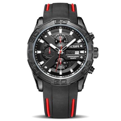 Relógio Masculino Esportivo De Silicone Movimento Luminoso