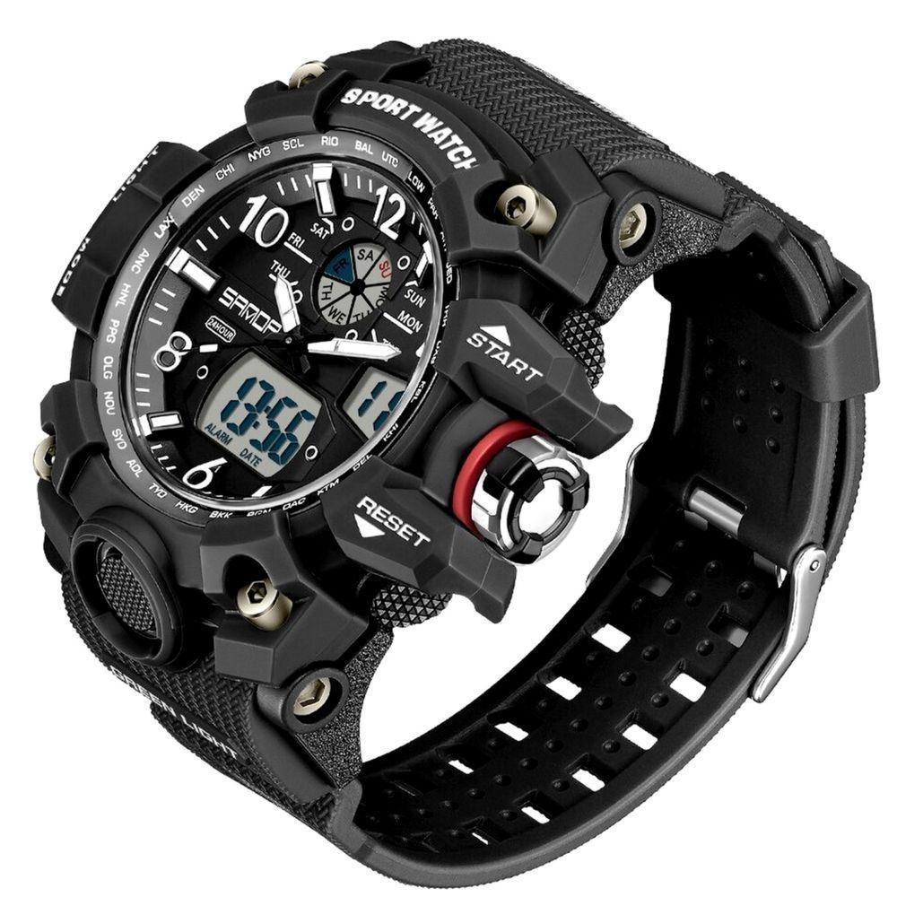 Relógio Masculino Digital De Pulso Quartzo A Prova D'Agua - 1