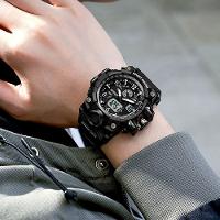 Relógio Masculino Digital De Pulso Quartzo A Prova D'Agua - 2