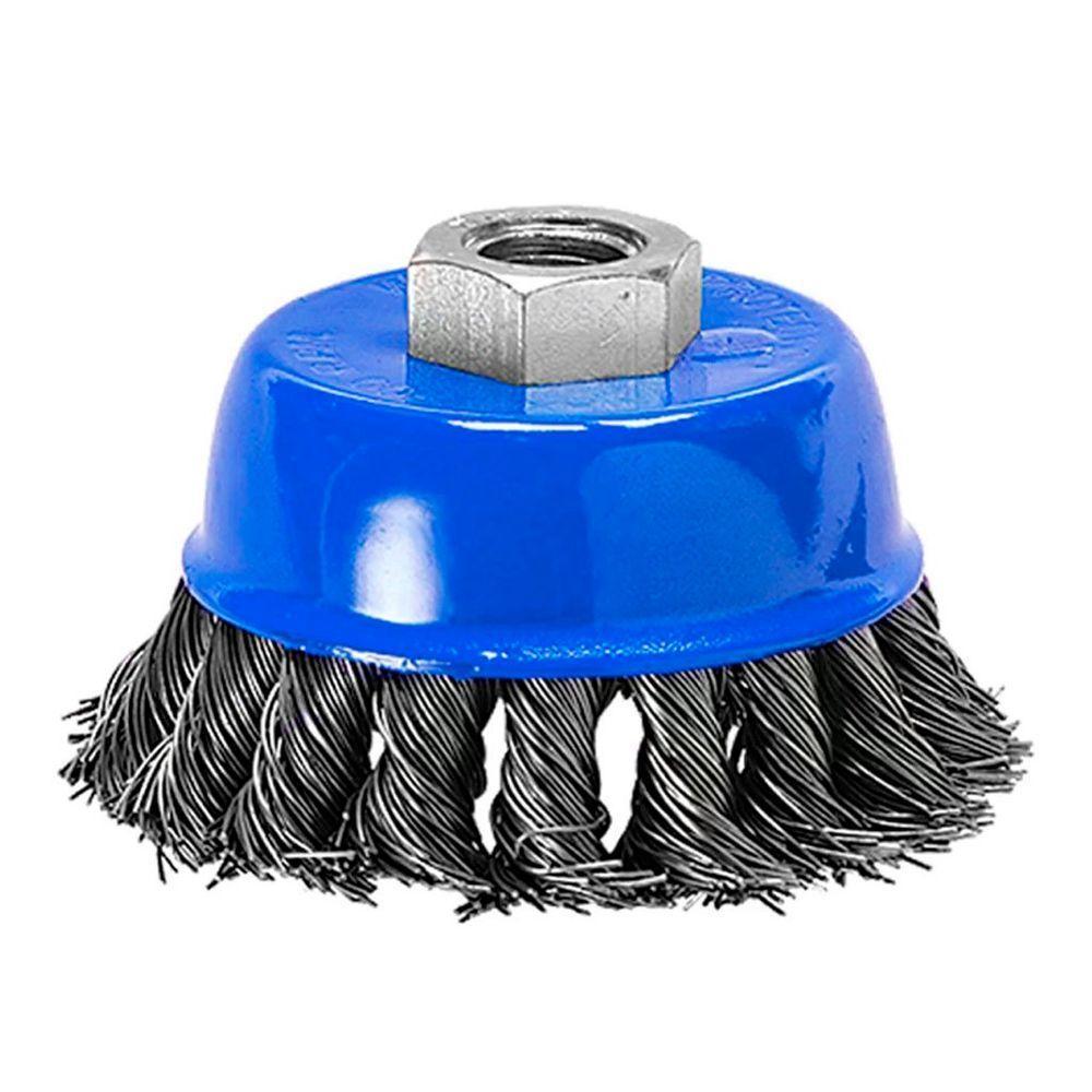 Escova Rotativa De Aço Para Lixadeira 65mm 2.5" Danmi® - 1