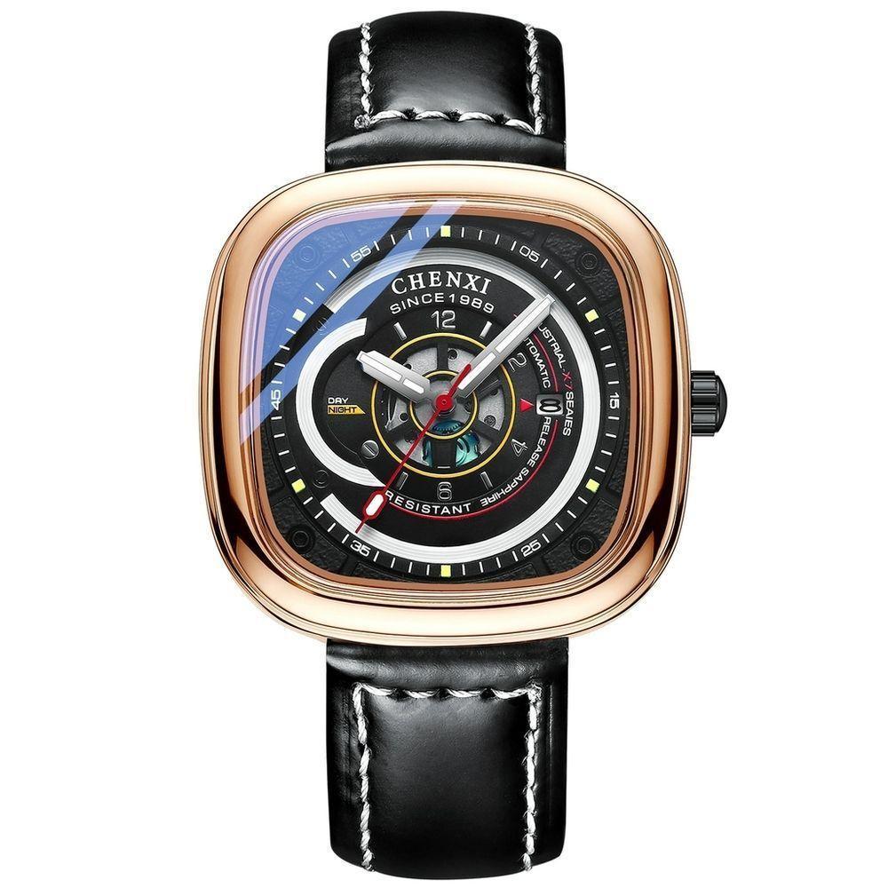 Relógio De Pulso Masculino Chenxi Cx-8224 à Prova D'água Ouro - 1