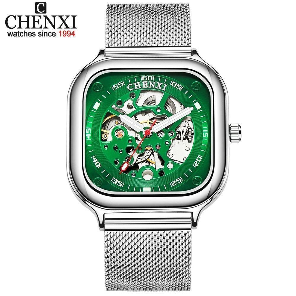 Relógio Masculino Chenxi Cx-8810 à Prova D'água Verde - 1