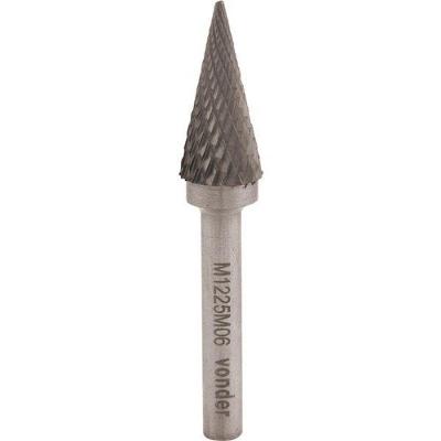Lima Rotativa Vídea Cônica 12x25mm Haste 6mm Lm012 - Vonder