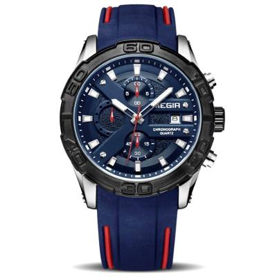 Relógio Masculino Esportivo De Silicone Movimento Luminoso