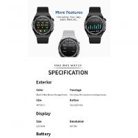 Relógio Inteligente Masculino Smartch 6621ag à Prova D'água Preto - 3