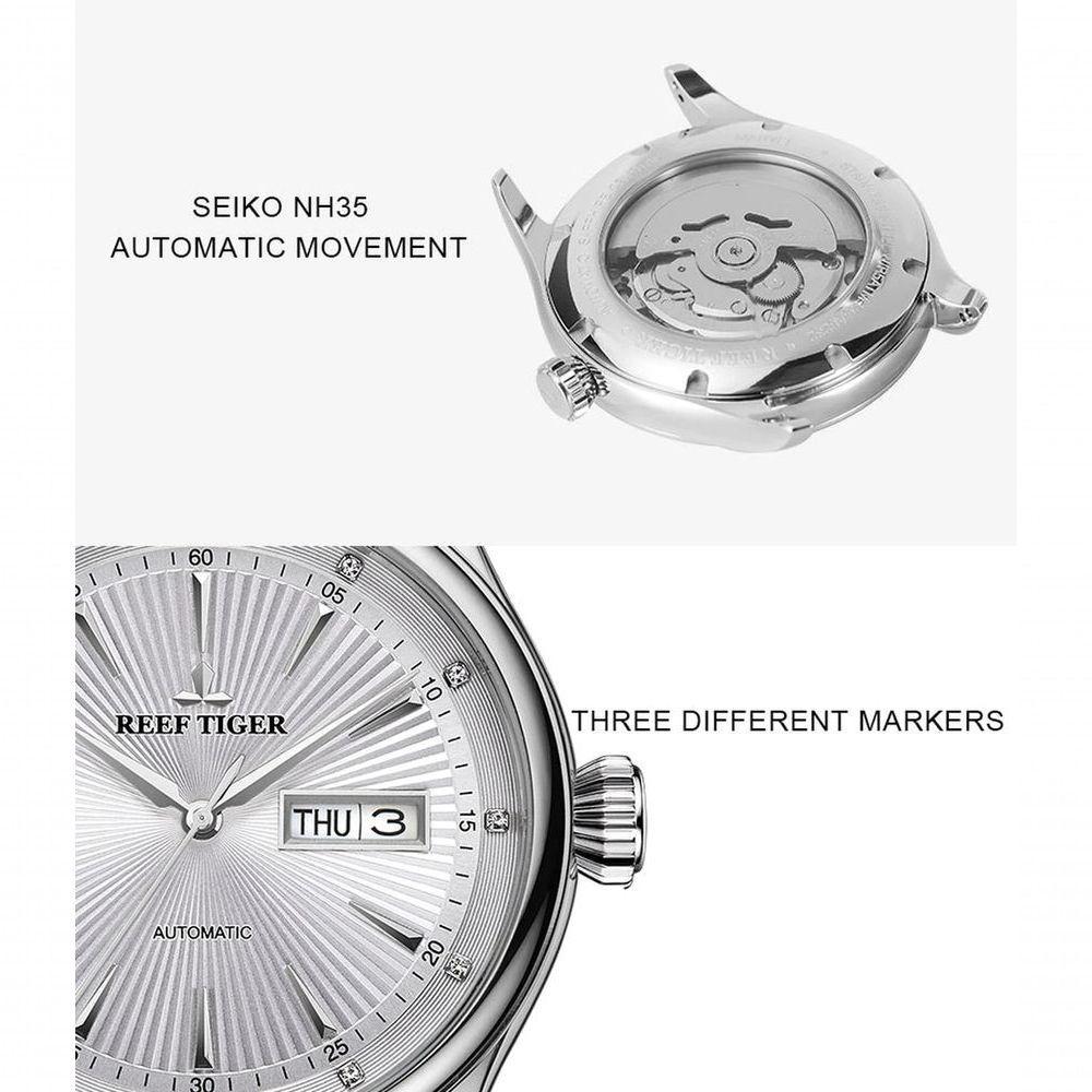 Relógio Masculino Reef Tiger Rga8232-yby à Prova D'água Preto - 2