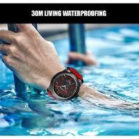 Relógio Masculino Curren 8454 à Prova D'água Branco