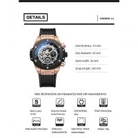 Relógio De Quartzo Masculino Chenxi Cx-949 à Prova D'água Prata - 3