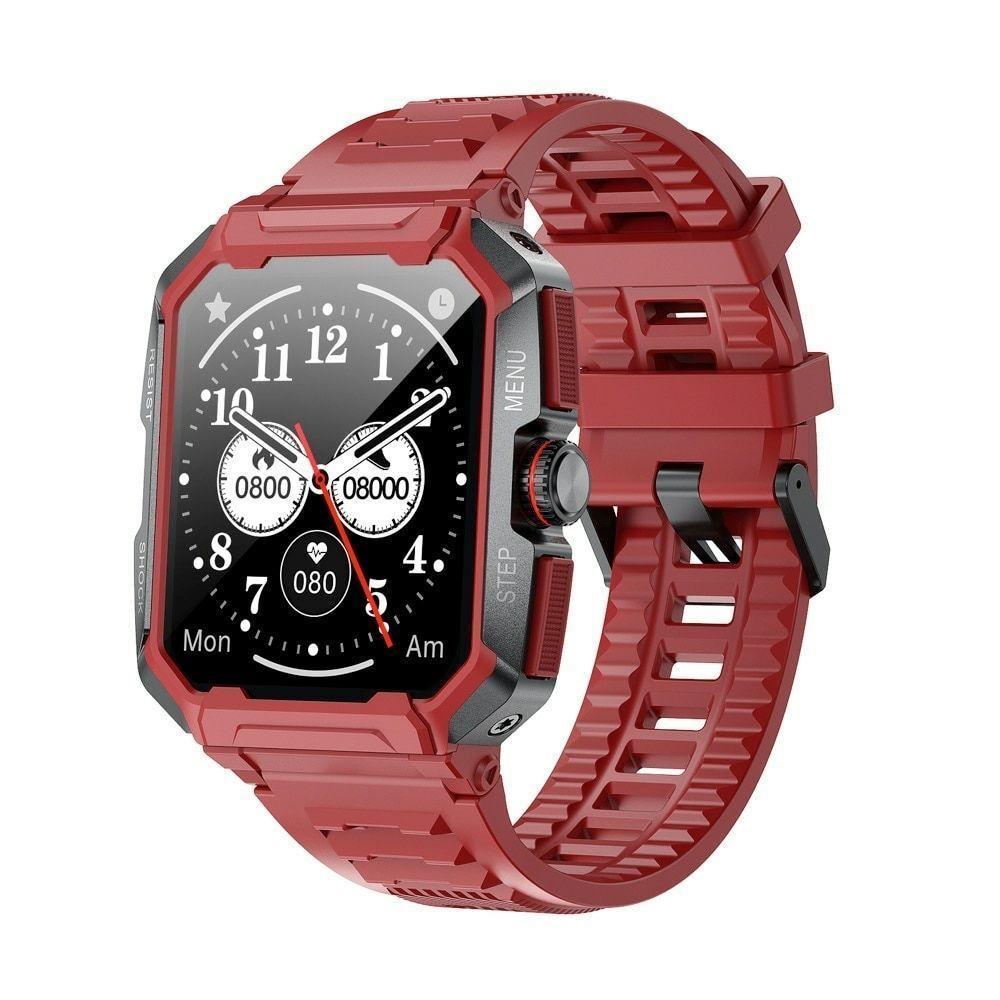 Relógio Inteligente Masculino Smartch 7a20 à Prova D'água Vermelho - 1