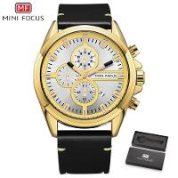 Relógio Masculino Mini Focus Mf0130g à Prova D'água Ouro - 1