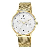 Relógio Masculino Fantor Wf1017G À Prova D'Água Ouro - 1